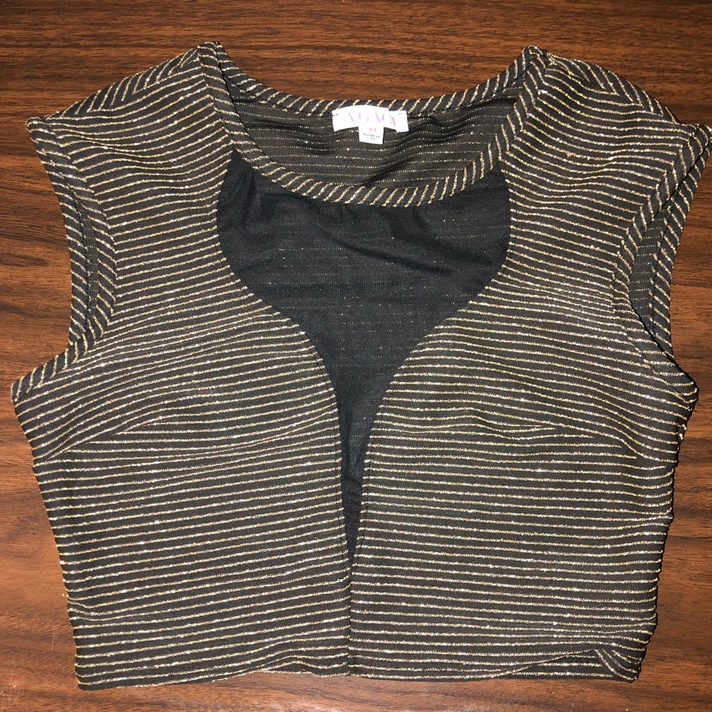 Sparkly new a’gaci crop top!💅🏼
